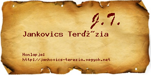 Jankovics Terézia névjegykártya